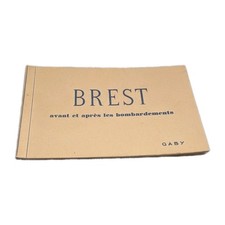 WW2 Booklet of 10 Postcards Brest France picture