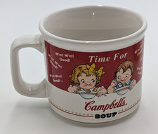 Campbell's Soup Mug - 'Time For Campbell's Soup' - 14 oz - Vintage 1998 Houston picture