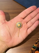 RARE Vintage 1925 Fall Tonic Halloween Celebration Stick Pin Button Pottstown PA picture