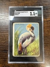 1909 t29 hassan Animals, Good Color Sgc Graded 1.5 King Crane picture