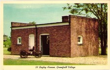 Henry Ford's First Car Shed Bagley Ave Greenfield Village Postcard picture
