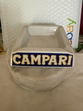 Vintage MCM Campari Italy Porcelain Ashtray 1960s Aperitivo Bar Cafe Decor Smoke picture