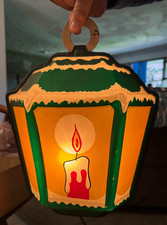 Vintage Illuminated Old English Lantern by Glolite W/Box picture
