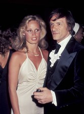 Sondra Theodore and Hugh Hefner 1977 Historic Old Photo 2 picture