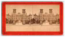 HOTEL ALCAZAR early view Rare St Augustine Florida Stereoview 1800s picture