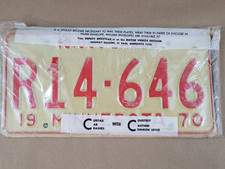 Pair of New NOS 1970 Minnesota MN 10,000 Lakes License Plates 6