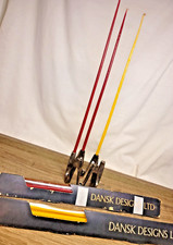 Dansk Design LTD Vintage Candle Holder w/ New Old Stock Red Yellow Candles picture