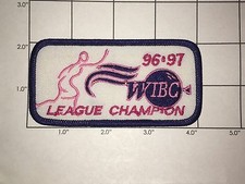 WIBC 96-97 League Champion Patch - Vintage Bowling picture