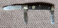Vintage Boker Solingen Tree Brand 3 Blade Pocket Knife 3-1/4