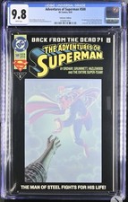 Adventures of Superman #500 Comic Book Also The Death Of Superman. SIGNED picture