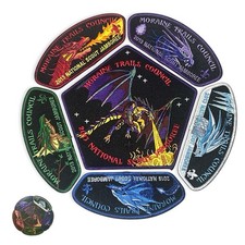 Moraine Trails Council 2013 National Jamboree Dragon JSP Set with Pin picture