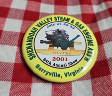 Pinback Shenandoah Valley Steam & Gas Engine Ass'n Berryville Virginia 2001 34th picture