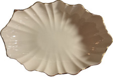 Lenox Fine Porcelain Footed Serving Bowl 24 Karat Gold Trim picture