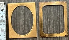 2 Antique 1860s Civil War Daguerreotype Case Brass Preserver Photo Journaling picture