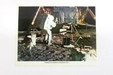 Apollo 12 Vintage Astronaut at Quadrant II Descent Stage 8.5x11 Print picture