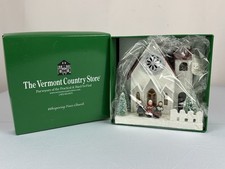 Shiny Brite Christopher Radko Whispering Pines Church Putz Style House Holiday picture