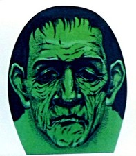 ELF LEPRECHAUN MASK Sheer Morph Scary Frankenstein Monster Cosplay Costume-GREEN picture