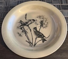 Ltd Edition 1972 James F. Lansdowne Sterling Silver 925 Plate The Goldfinch 196g picture