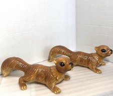 VTG Ceramic Squirrel Wall Climbing Set Of 2 Nice picture