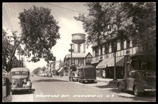 Vintage Postcard Real Photo Waunegan Ave Highwood Illinois  picture