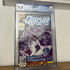 Quasar #30 9.8 NM/M WHITE from 1992 Marvel Comics 1st Venomized Characters picture