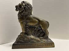 Banthrico 1950-1960’s Lion Coin Bank -Harris Trust & Savings Chicago collectible picture