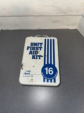 Vintage Unit First Aid Kit , Acme , Metal Box , USA picture