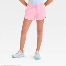 Girls' Airy Sleek Shorts - All In Motion Light Pink XL *SEE DEAL* picture
