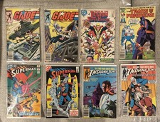 Vintage Mixed Lot 80s Marvel & DC G.I. Joe Transformers Superman Indiana Jones + picture