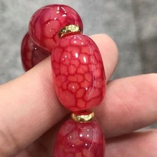 Men's and women's high-end ice-cracked agate bracelet bracelet picture