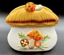 Sears Roebuck & Co Ceramic Merry Mushroom Napkin Holder 1978 🔥🔥🔥 picture