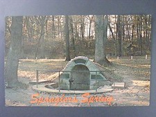 Gettysburg Pennsylvania PA Spanglers Spring Vintage Color Chrome Postcard 1950s picture