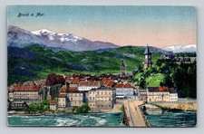 Vintage Bruck an der Mur Austria Postcard by Kunstdruck S. Franz 1918-19 picture