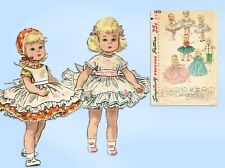 1950s Original Vintage Simplicity Pattern 1809 Cute 8 Inch Ginny Doll Clothes picture