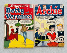 Vintage 1957-1958 Archie Comics Lot: Archie #84 & Betty and Veronica #36 Silver picture