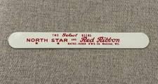 NORTH STAR & RED RIBBON FOAM SCRAPER - MATHIE-RUDER B’W’G Co. WAUSAU WI picture