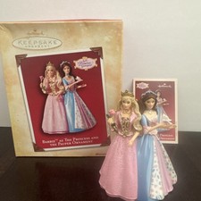 2004 Hallmark Keepsake Barbie As The Princess The Pauper Christmas Ornament picture