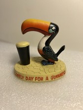 GUINNESS TOUCAN WITH BEER STATUE. OH MY GUINNESS DECORATIVE NOVELTY. USA picture