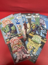 Vintage The Comic Reader #210-214,216,217 Comic Fanzine Lot of 7 1983-1984. *4 picture