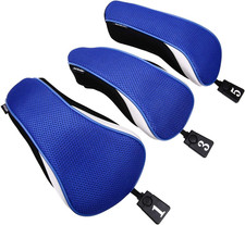 3Pcs/Set Driver # 1 3 5 Fairway Wood Cover Golf Club Hea... picture