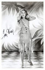 Fay Wray -- Signed Vintage Photo Postcard Copy picture