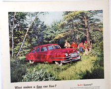 Hunting Nash Ambassador Airflyte Car Vintage 1951 Magazine Ad Print Auto picture