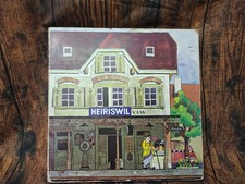 Rare Vintage Swiss Pop Up Childrens Book HEIRISWIL 1970s Toy Town Street Backdro picture