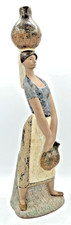 Lladro GIRL TO THE FOUNTAIN Gres Sculpture Figurine Garcia Retired Spain 1970s picture