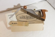 LIE NIELSEN # 40 1/2 SCRUB PLANE & EXTRA BLADE & DEPTH GAUGE , PAPERWORK IN BOX picture