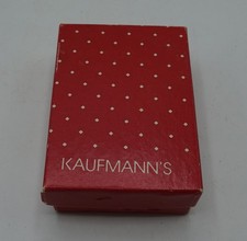 Vintage KAUFMANN'S Department Store Red White Gift Presentation Advertising Box picture