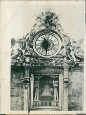 1931 Historic Clock St Peters Rome Now Runs On Electricity Technology Photo 6x8 picture