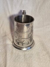 Craftsman Sheffield England Pewter London Landmarks Tankard Mug Stein picture
