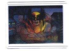 1996 FLEER/SKYBOX MARVEL MOTION WOLVERINE #3 OF 4 PROMO RARE NM/MINT picture