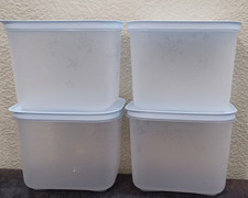 Tupperware GEN lI FREEZERMATE 1.1 Ltr Set Of 4 Kitchen Food Storage Freezer Box picture
